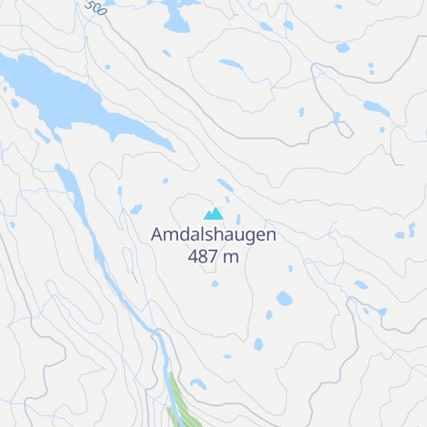 Map of Amdalshaugen