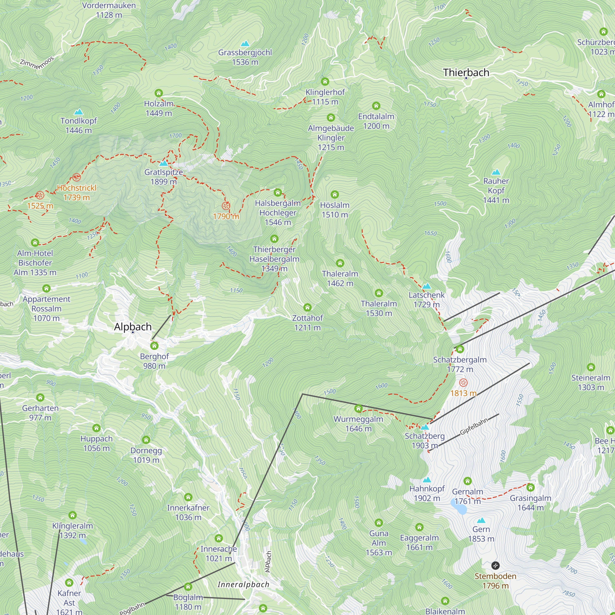 Zottahof map