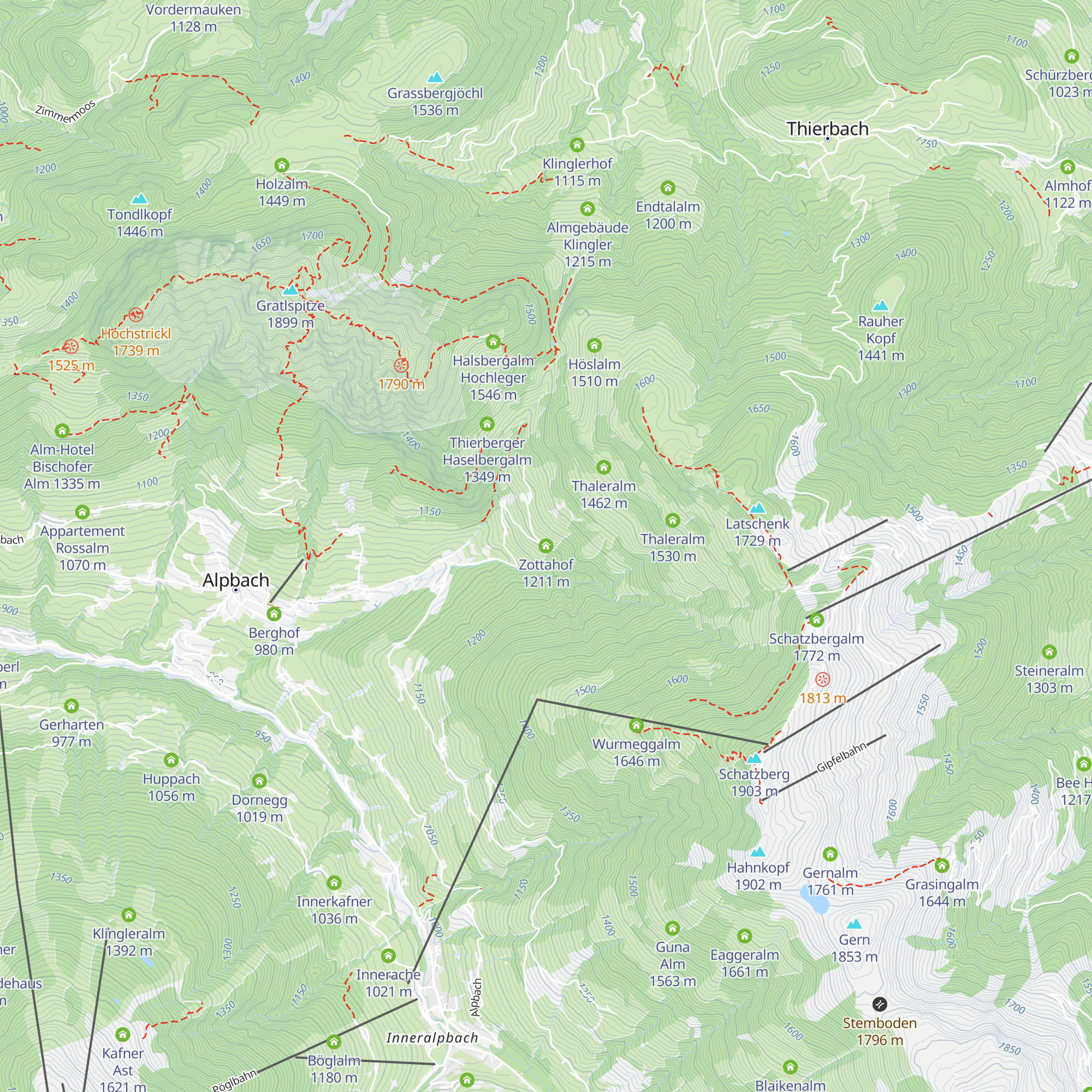 Zottahof map