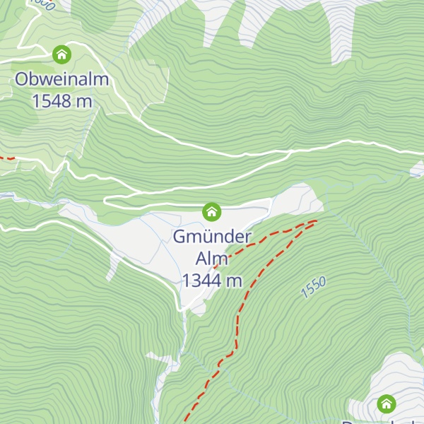 Map of Gmünder Alm