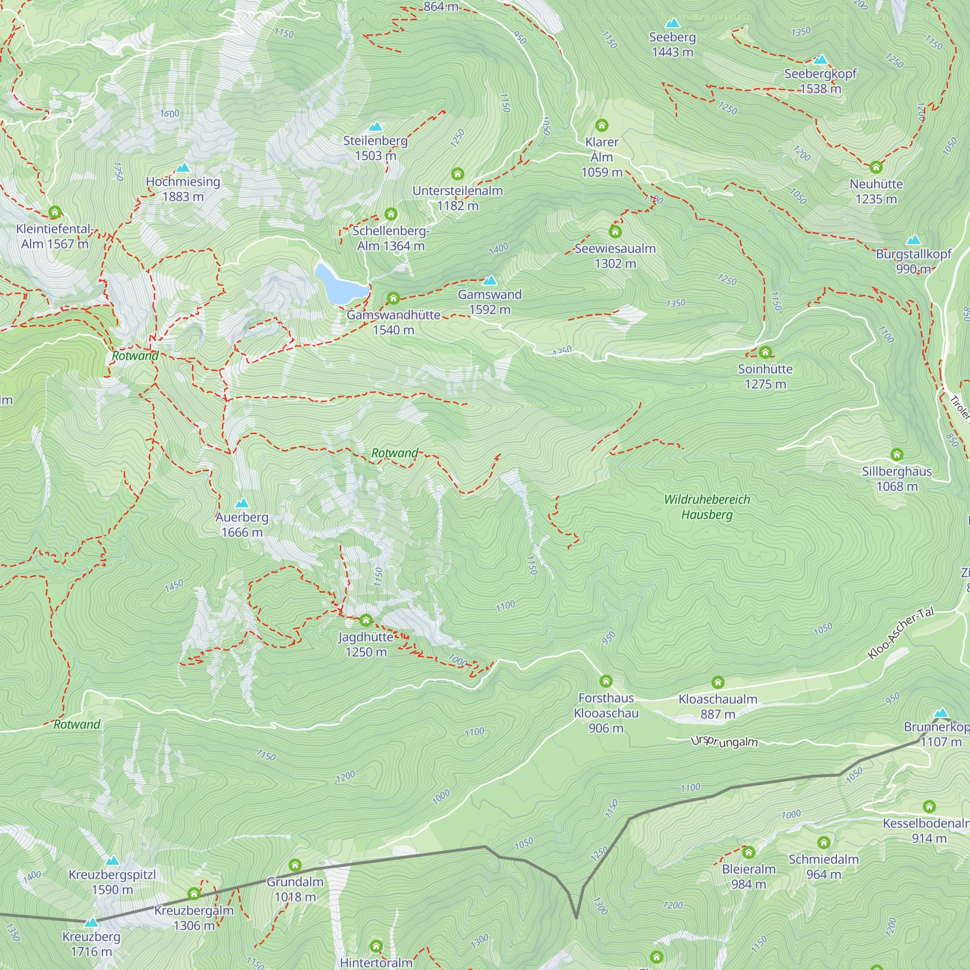 Sandbichler Alm map