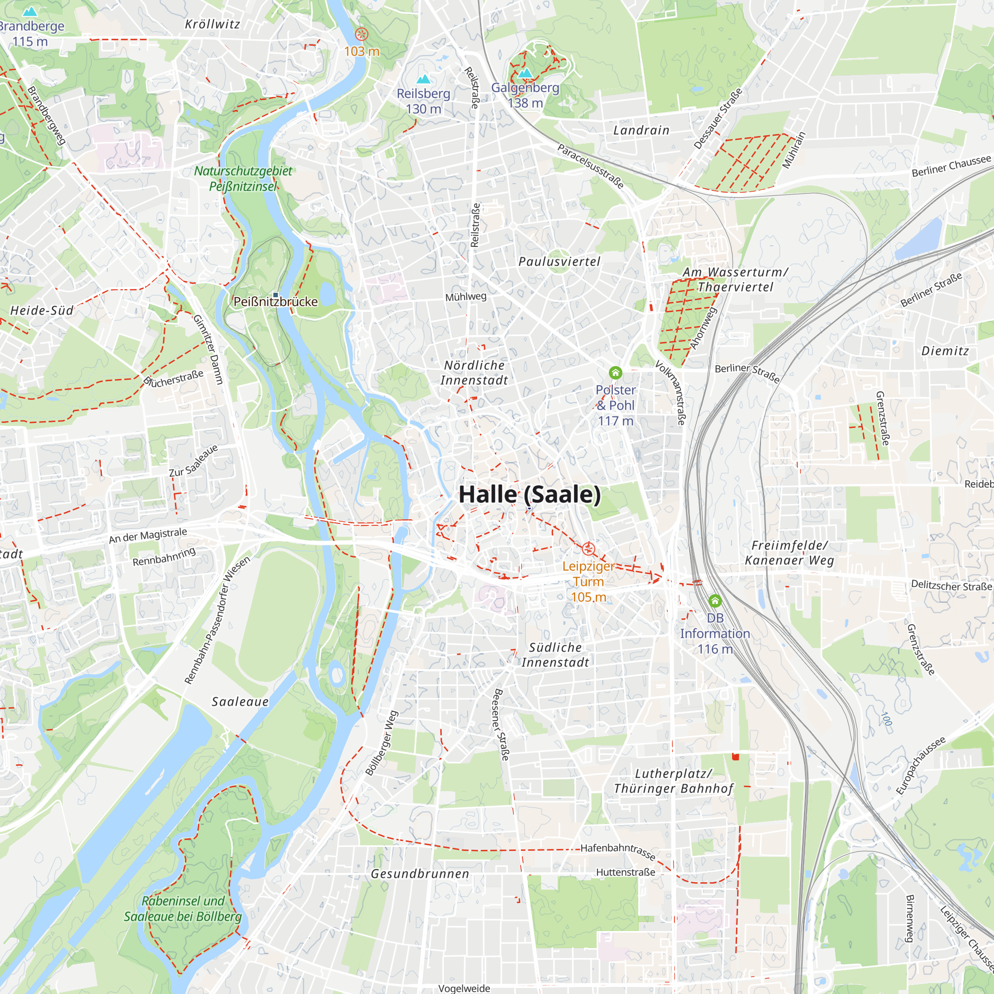 Tourist Information map