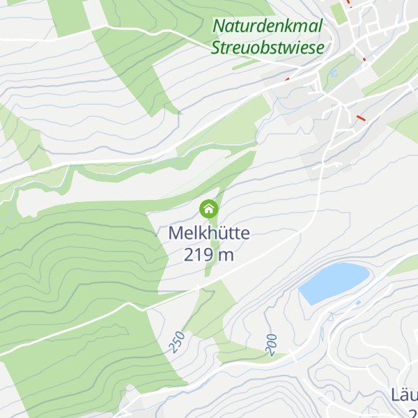 Map of Melkhütte