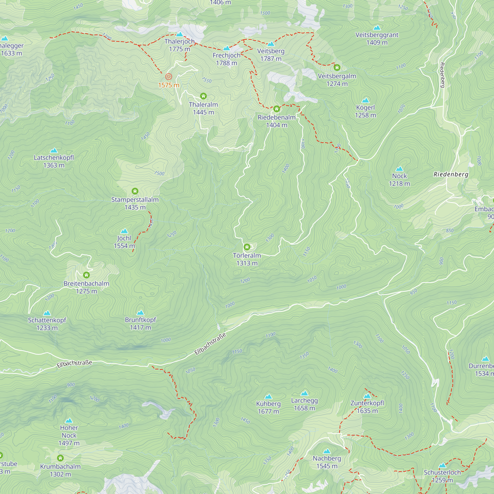 Törleralm map
