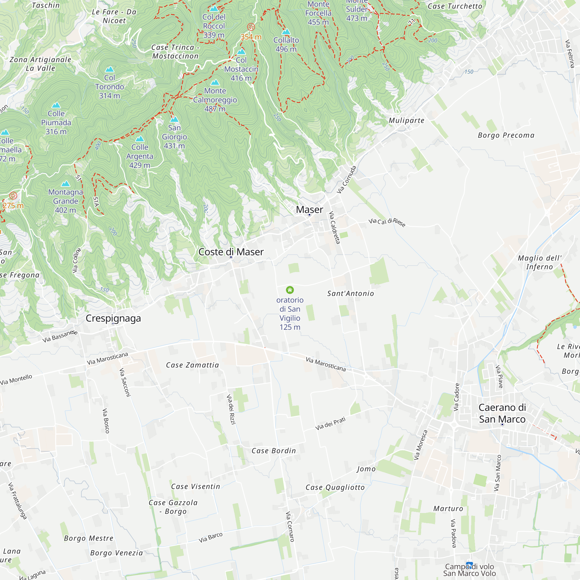 oratorio di San Vigilio map