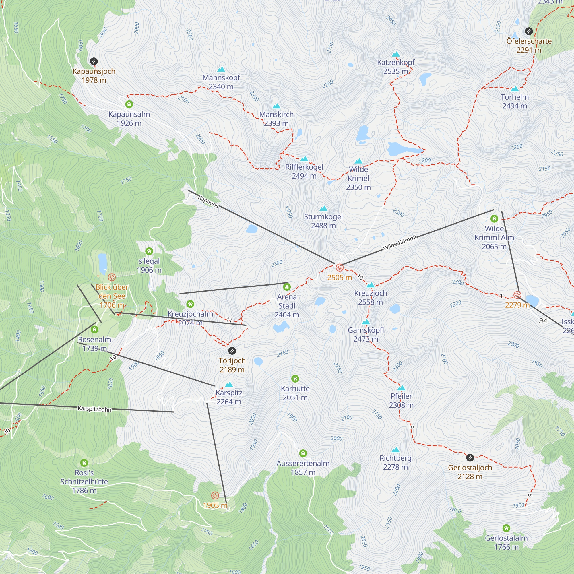 Arena Stadl map