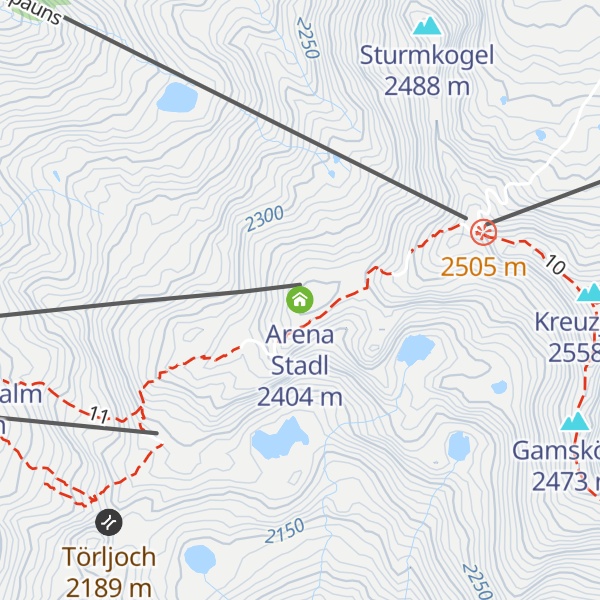 Map of Arena Stadl