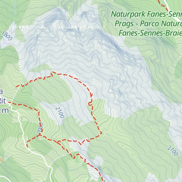 Map of Piz de Pares