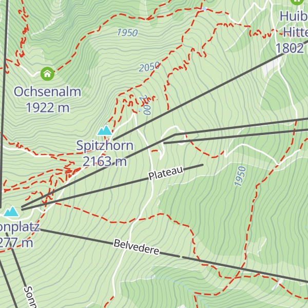 Map of Geiselsberger Hütte