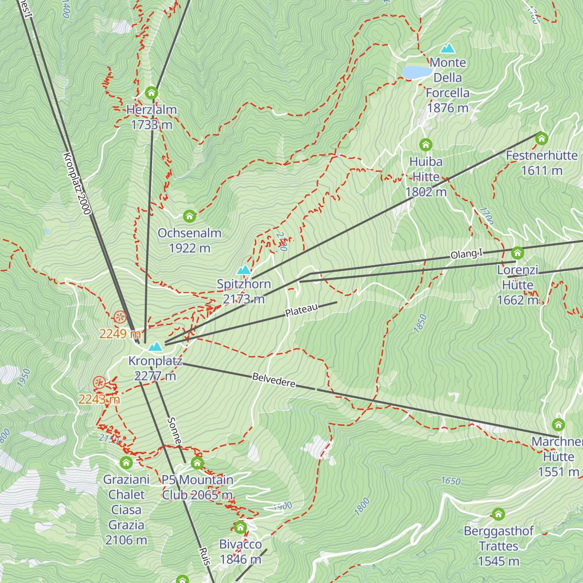 Geiselsberger Hütte map