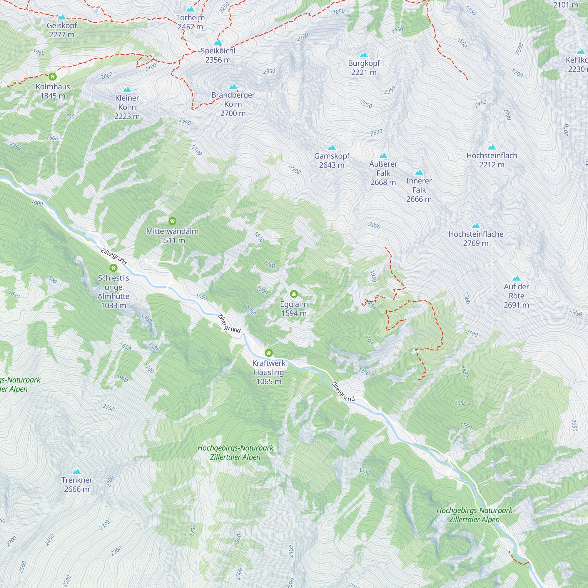 Egglalm map