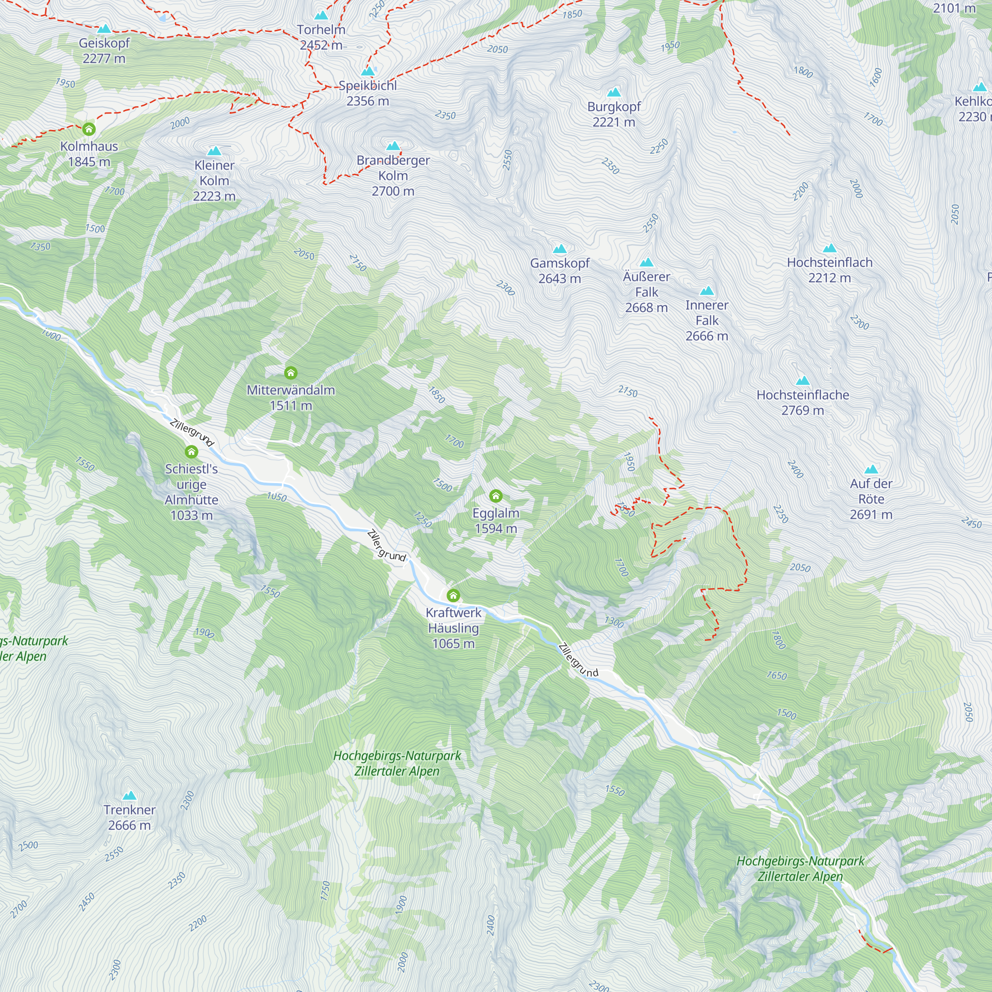 Egglalm map