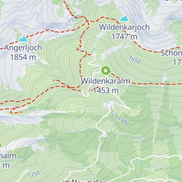Map of Wildenkaralm
