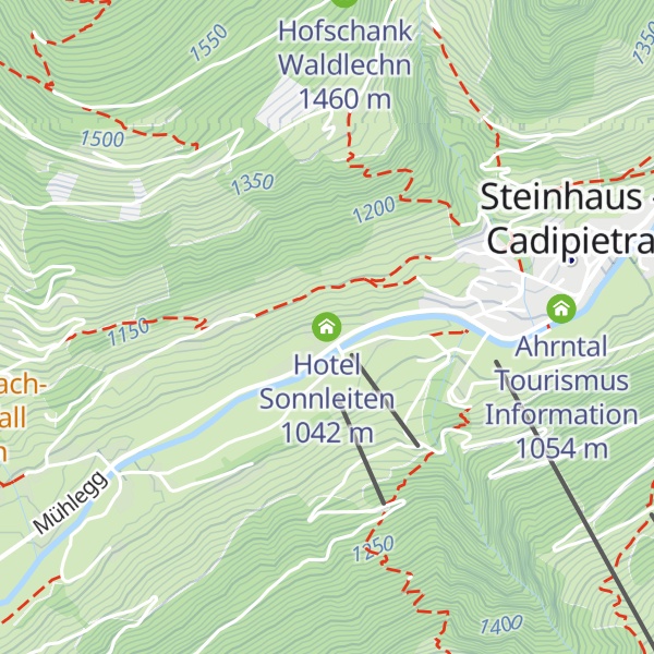 Map of Hotel Sonnleiten