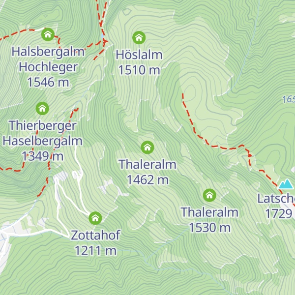 Map of Thaleralm