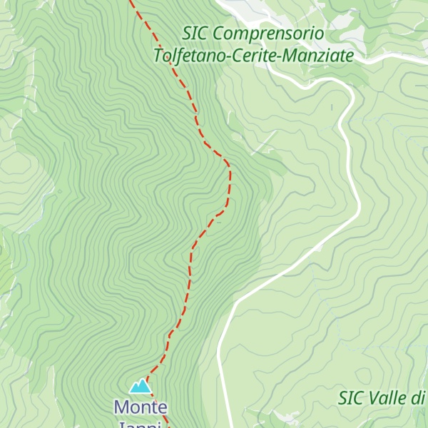 Map of Colle del Malpasso