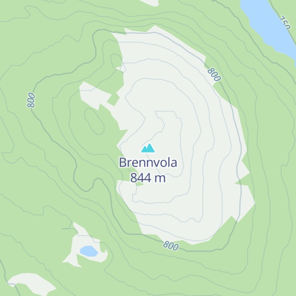 Map of Brennvola