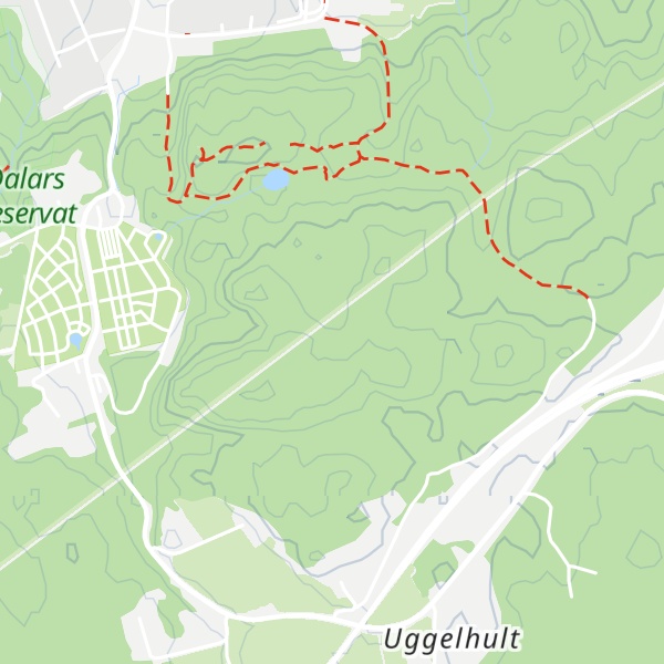Map of Källsberget