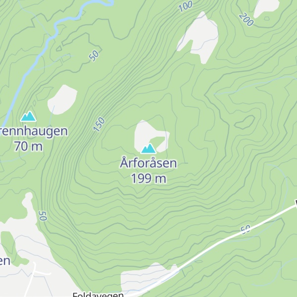 Map of Årforåsen