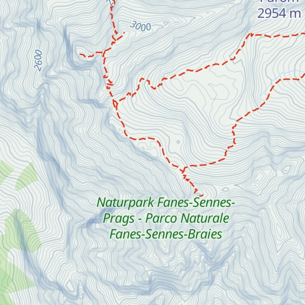 Map of Piz dles Döes Forceles