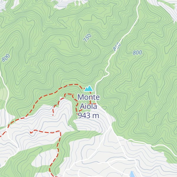 Map of Monte Aiola