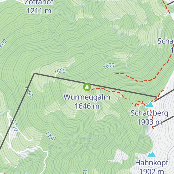 Map of Wurmeggalm