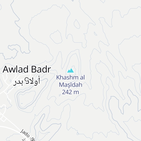 Map of Khashm al Maşīdah