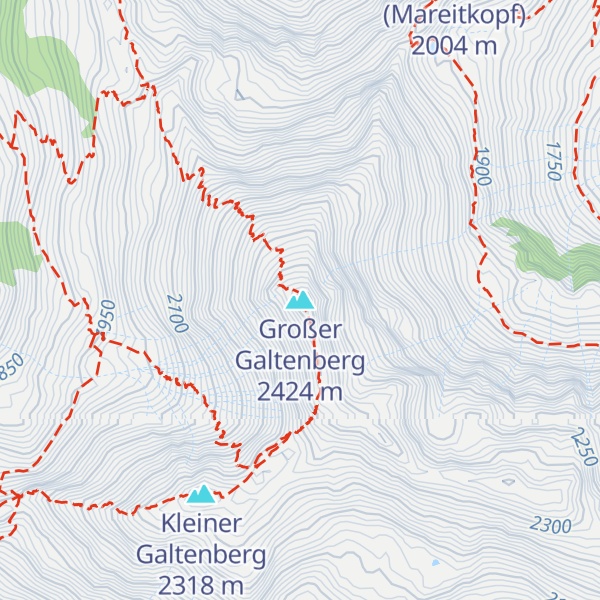 Map of Großer Galtenberg