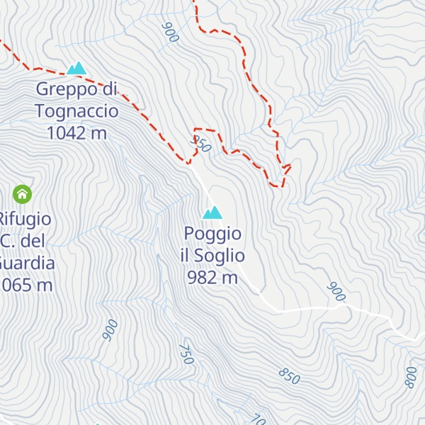 Map of Poggio il Soglio
