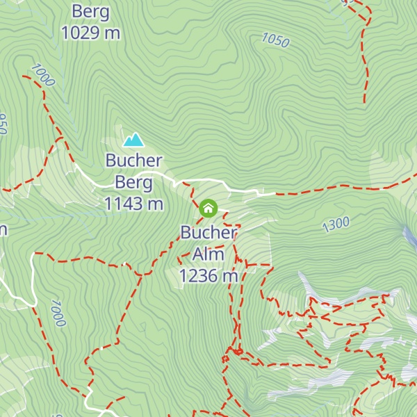 Map of Bucher Alm
