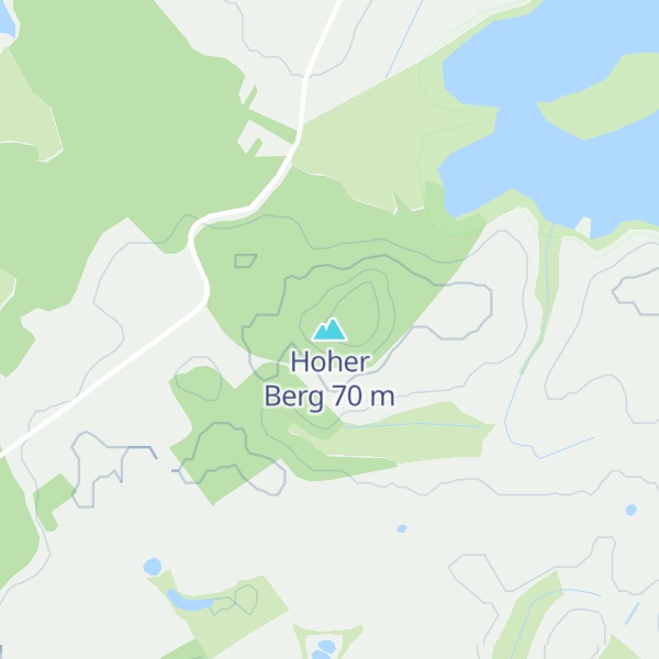 Map of Hoher Berg