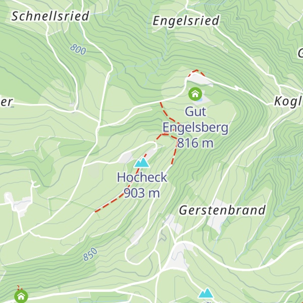 Map of Berggasthof Hocheck
