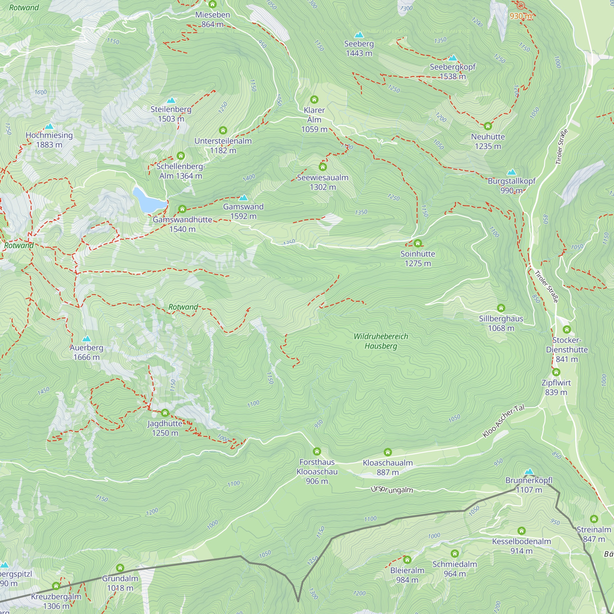 Wirthsalm map