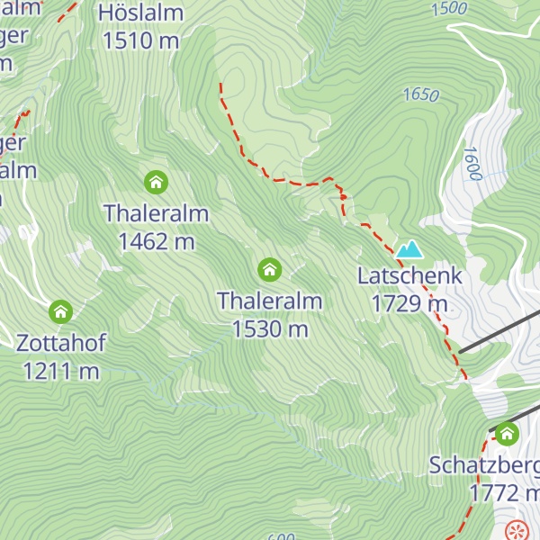 Map of Thaleralm