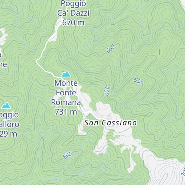 Map of Poggio Castellare