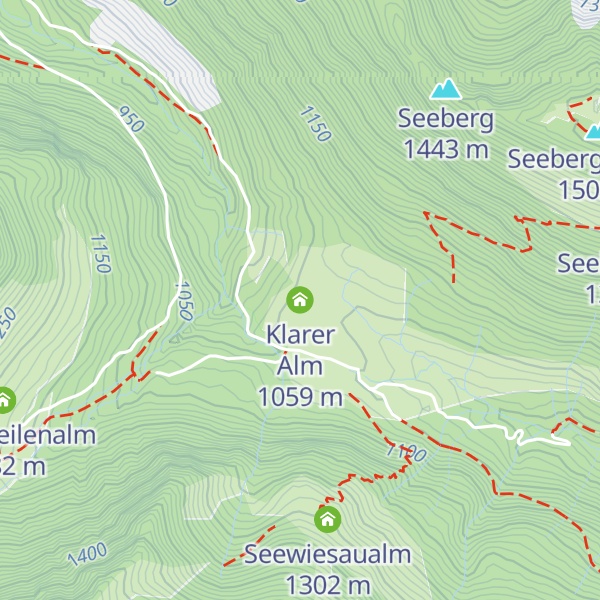 Map of Klarer Alm