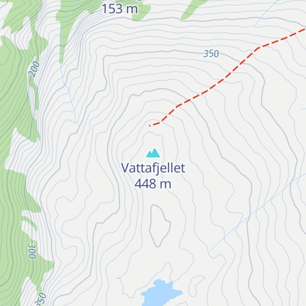 Map of Vattafjellet