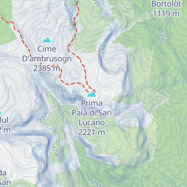 Map of Margherita Bedin