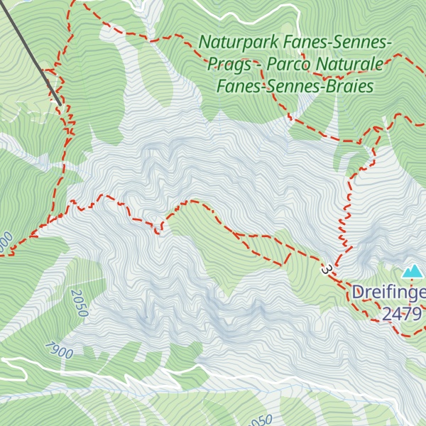 Map of Piz da Peres