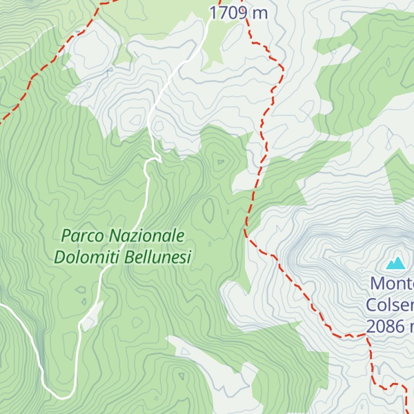 Map of Col del Vallonetto