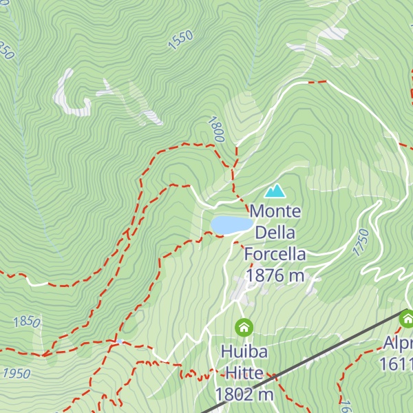 Map of Moosbichl Alm