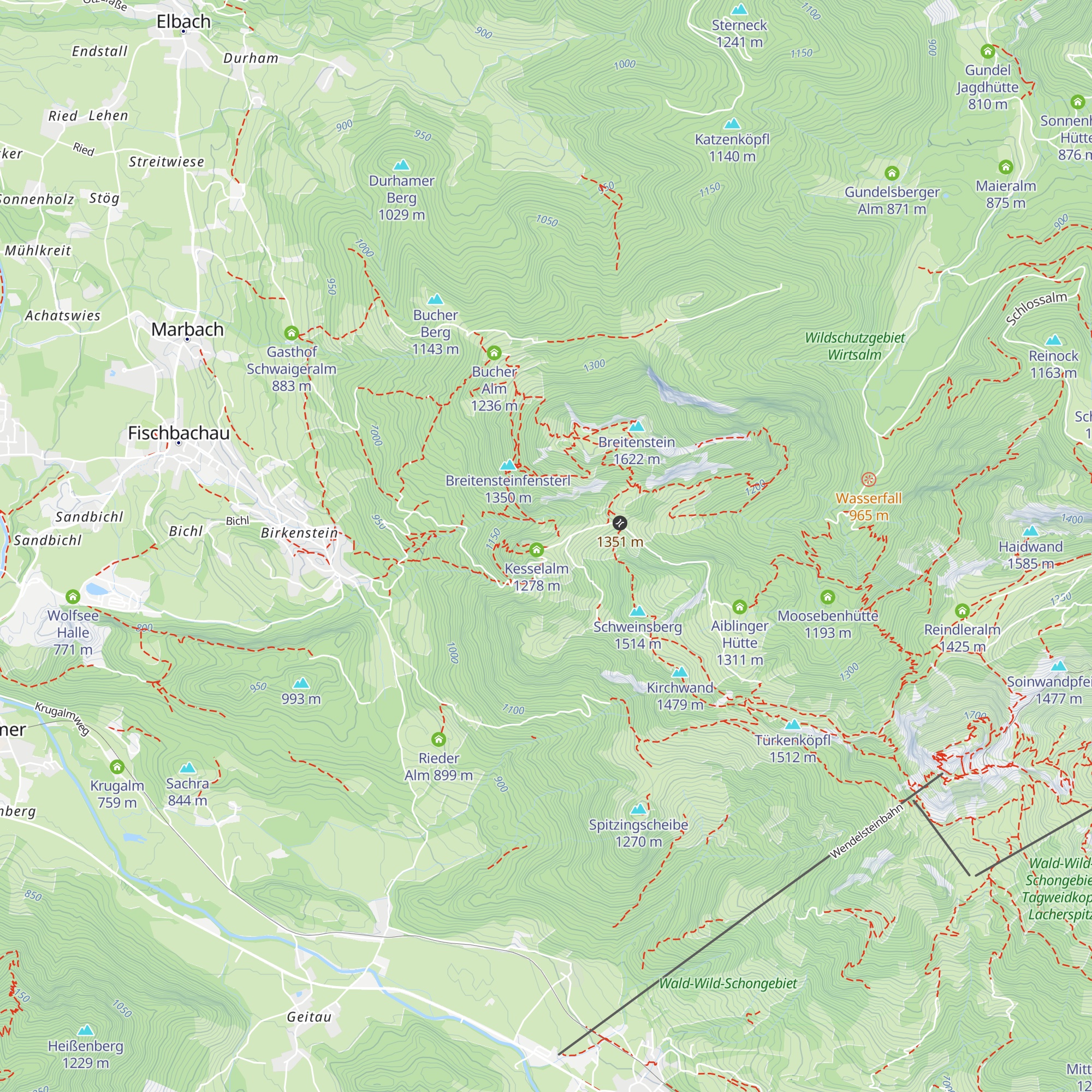 Zachalm map