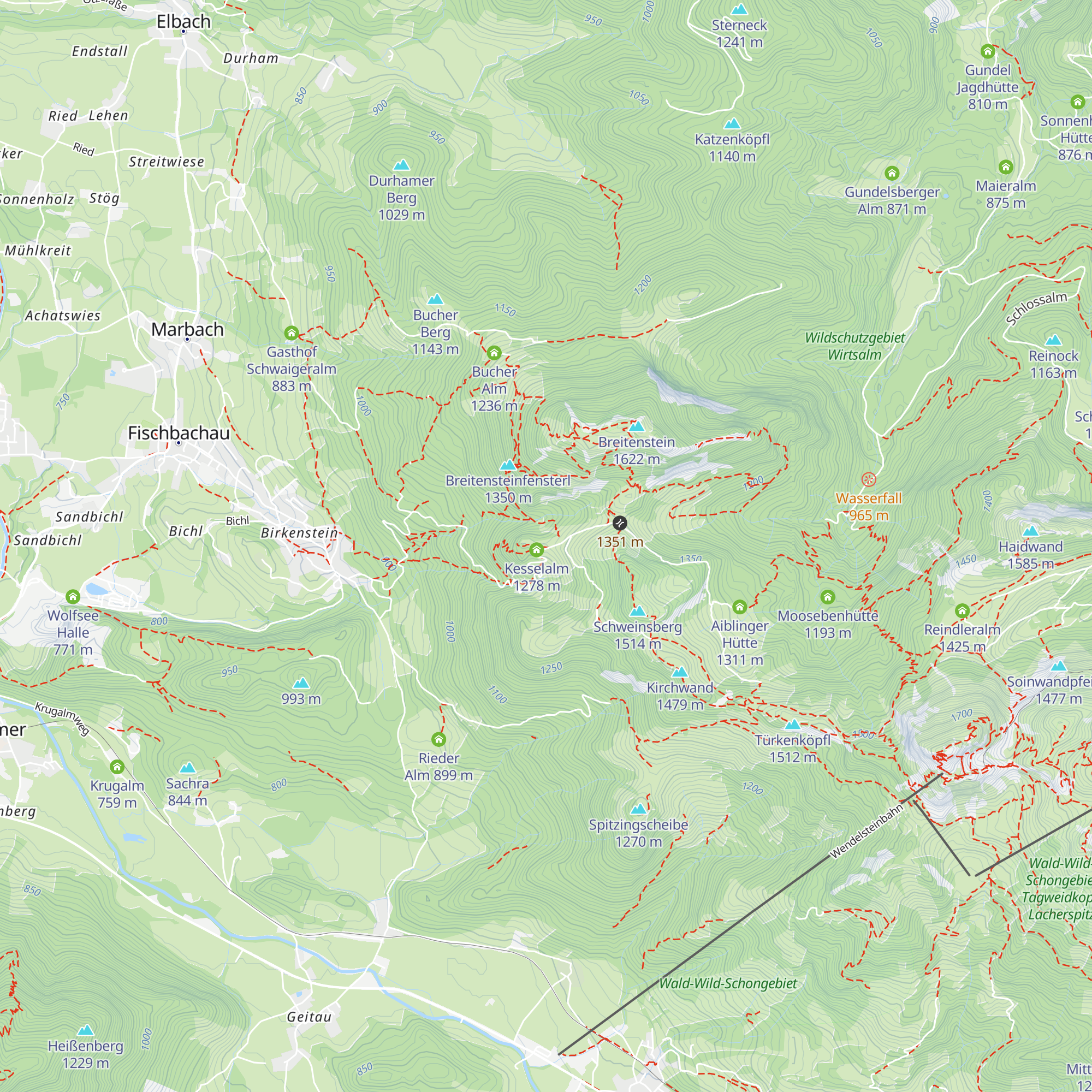 Zachalm map