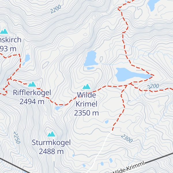 Map of Wilde Krimel