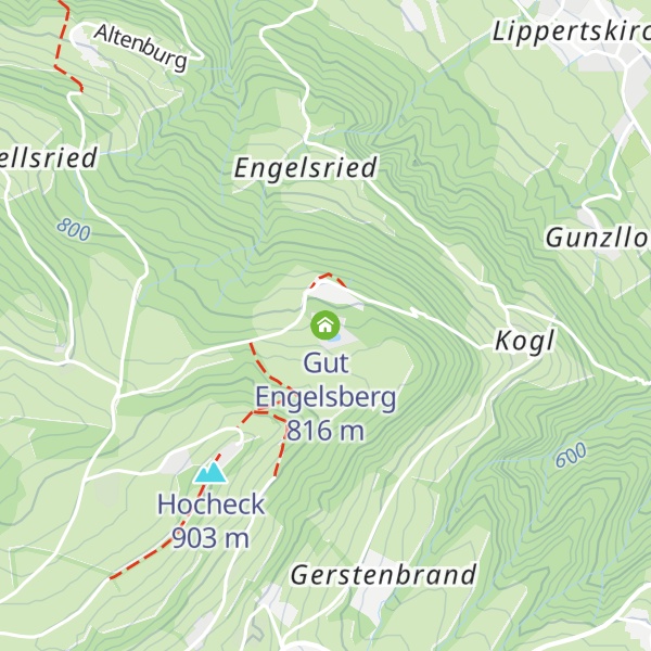 Map of Gut Engelsberg