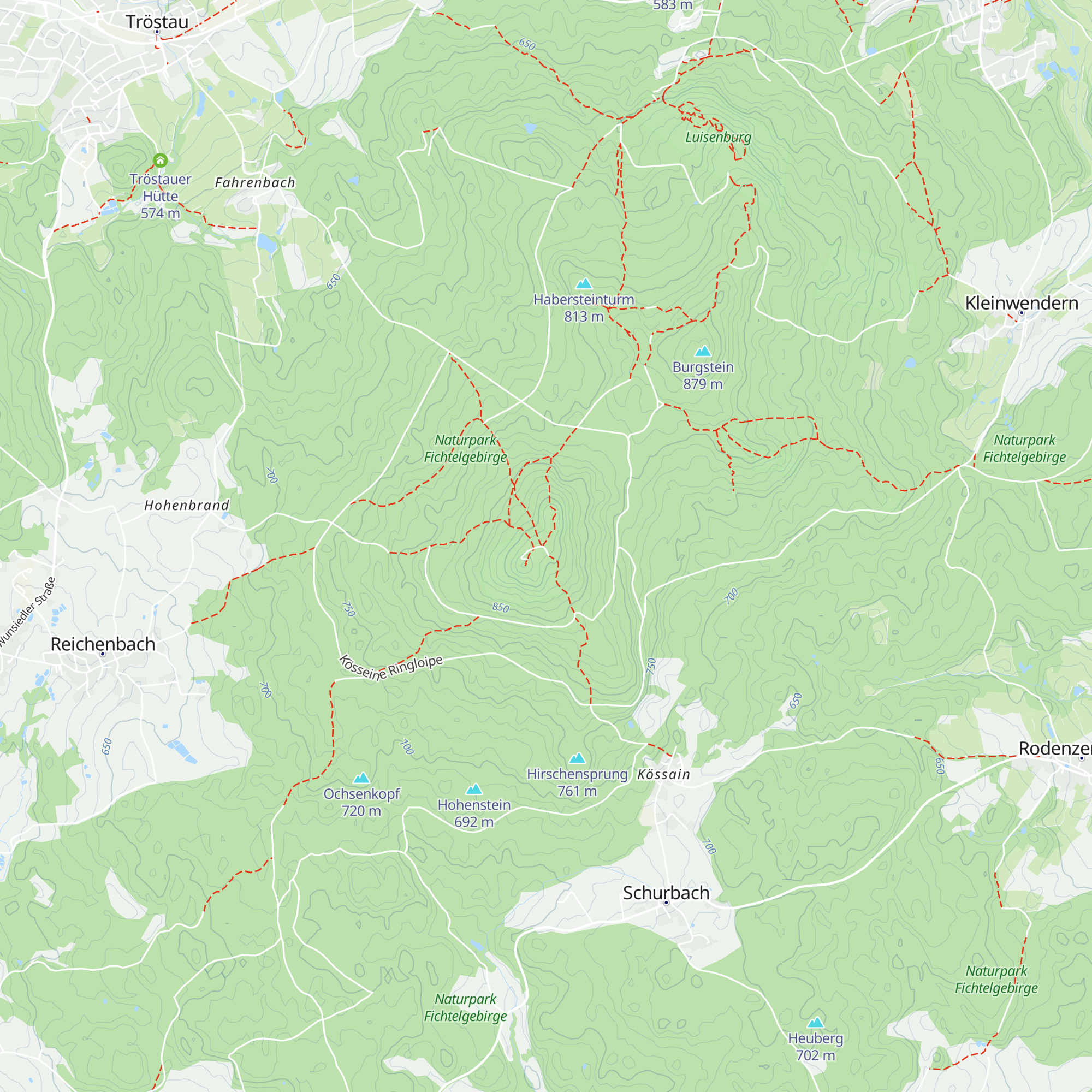 Fichtelgebirgsverein Hütte map