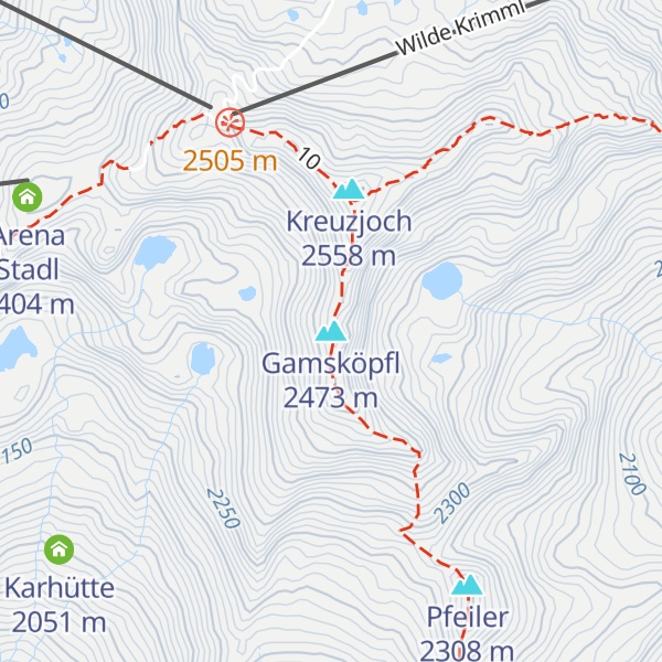 Map of Gamsköpfl