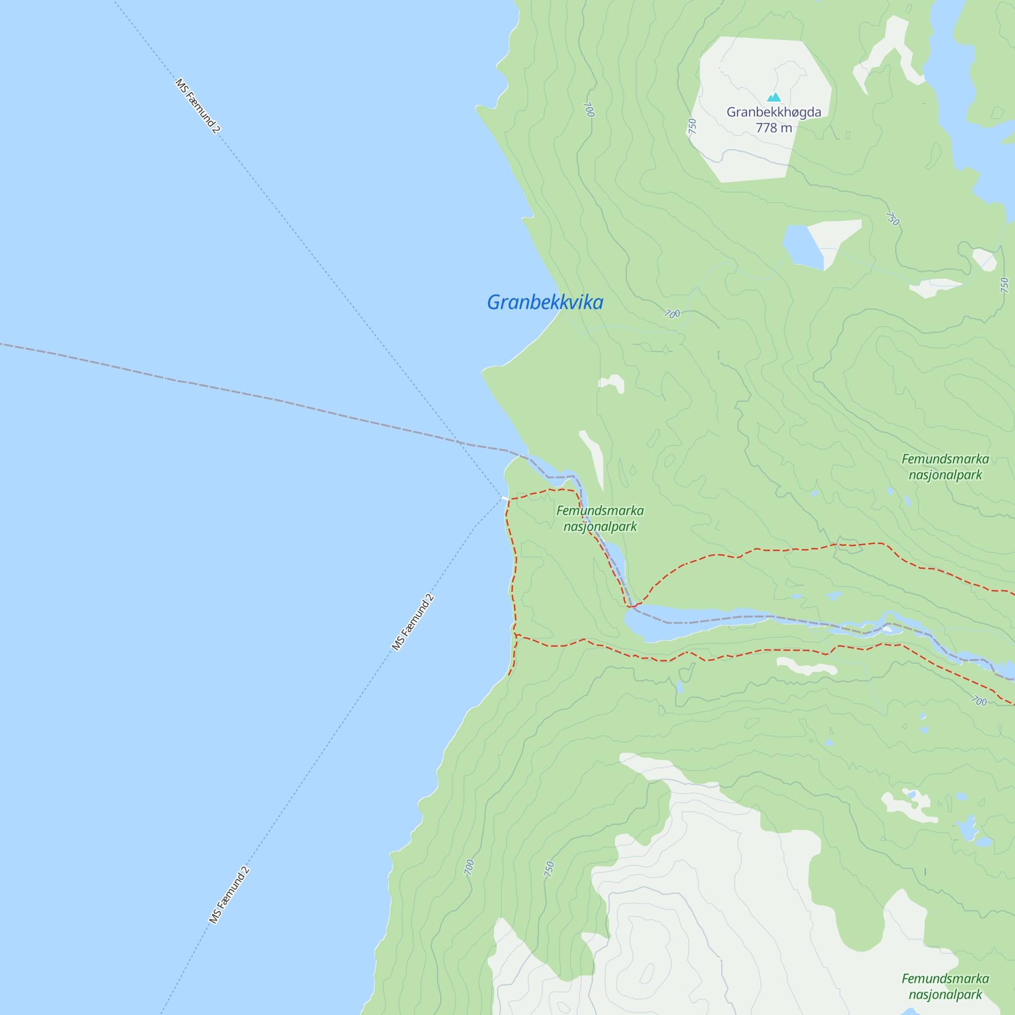 Røosbua map