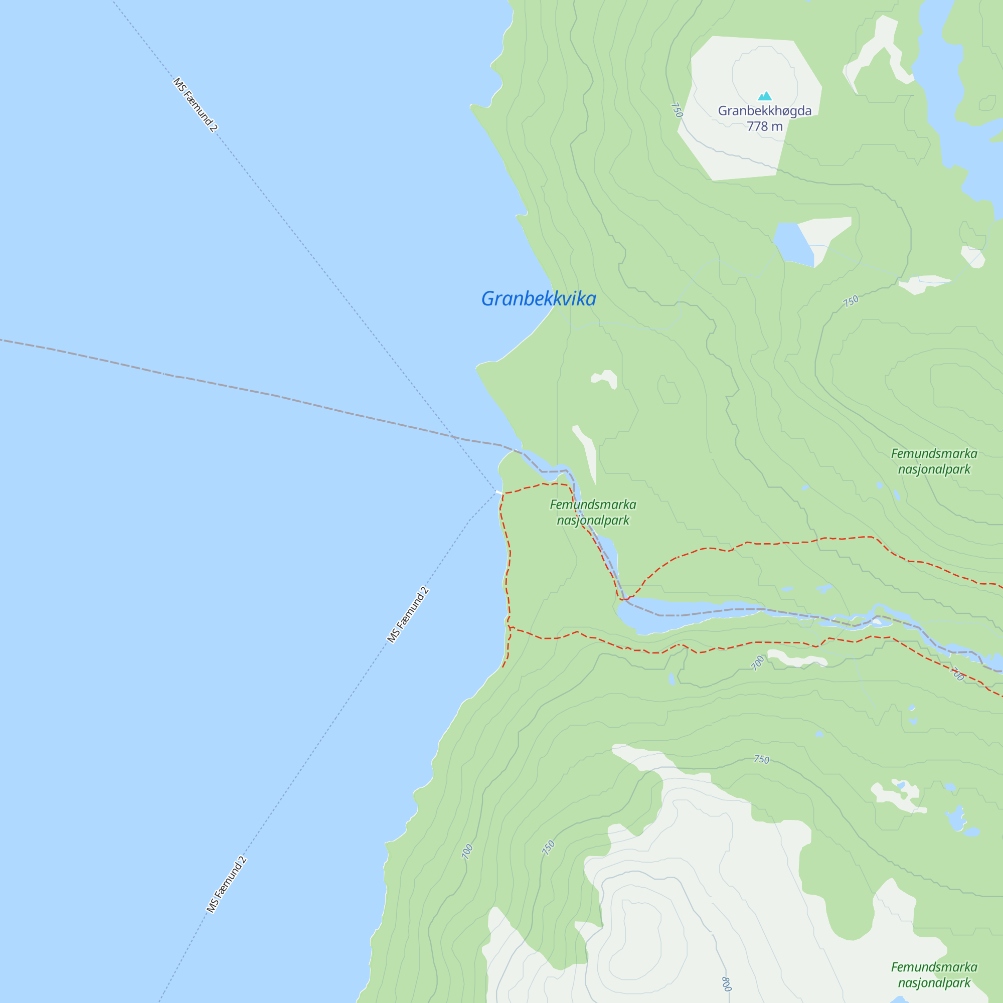 Røosbua map