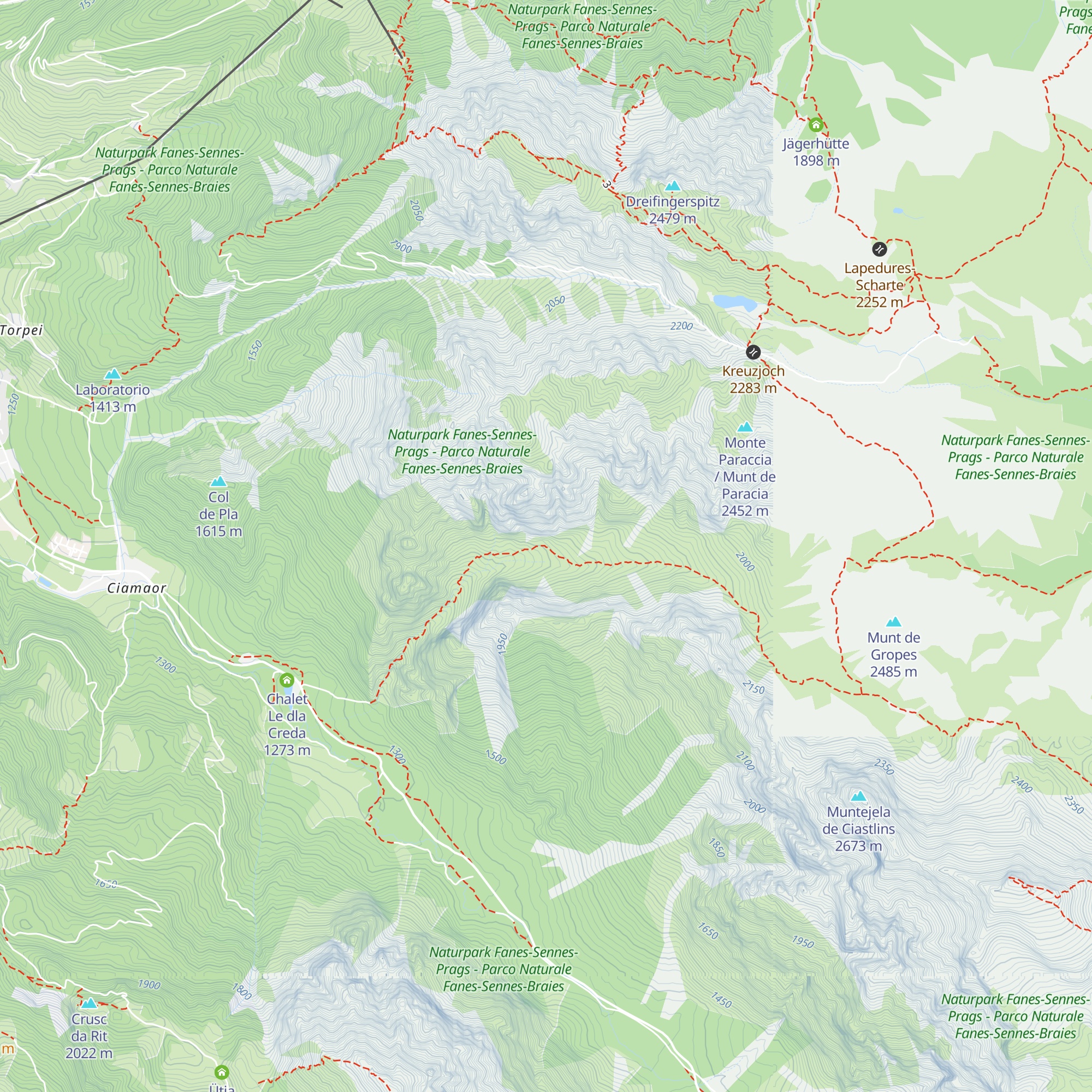 Untere Krippesalm (unbewirt.) map